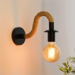 applique-murale-corde-noir-vertical