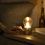 bougie decorative dans‑ampoule verre