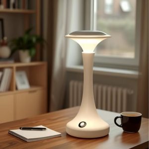 Lampe de chevet LED rechargeable au design moderne