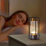 Lampe de table LED sans fil rechargeable
