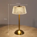 Lampe de chevet rechargeable pour lecture et détente