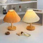 Lampe de chevet naturelle style Japandi
